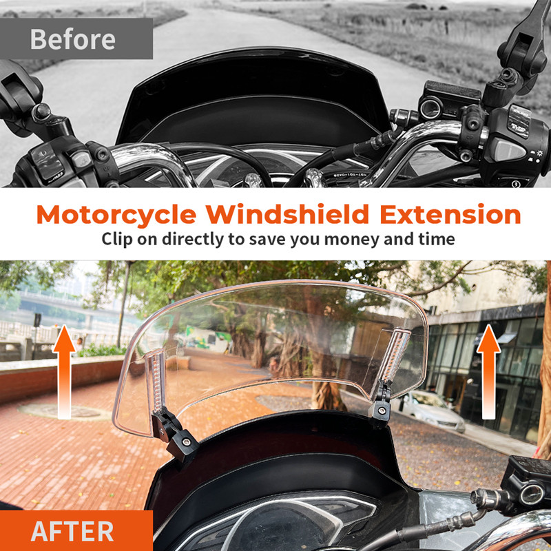 Honda NC750X NC750S NC700X X-ADV 750 Integra750 CTX700 NSS750 jaoks mõeldud mootorratta esiklaasi pikendusega reguleeritav spoileri deflektor