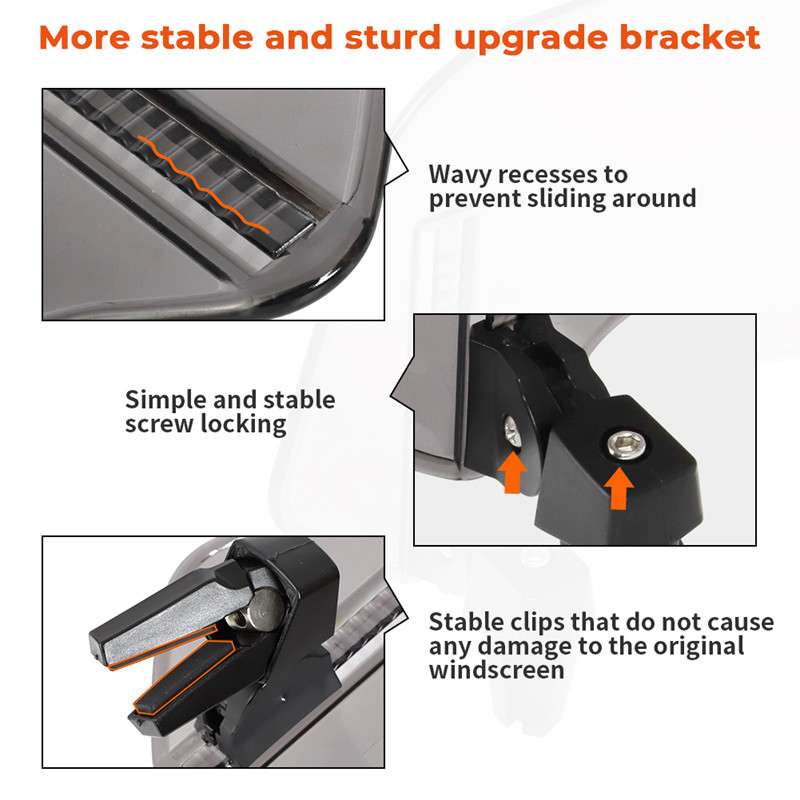 Honda NC750X NC750S NC700X X-ADV 750 Integra750 CTX700 NSS750 jaoks mõeldud mootorratta esiklaasi pikendusega reguleeritav spoileri deflektor