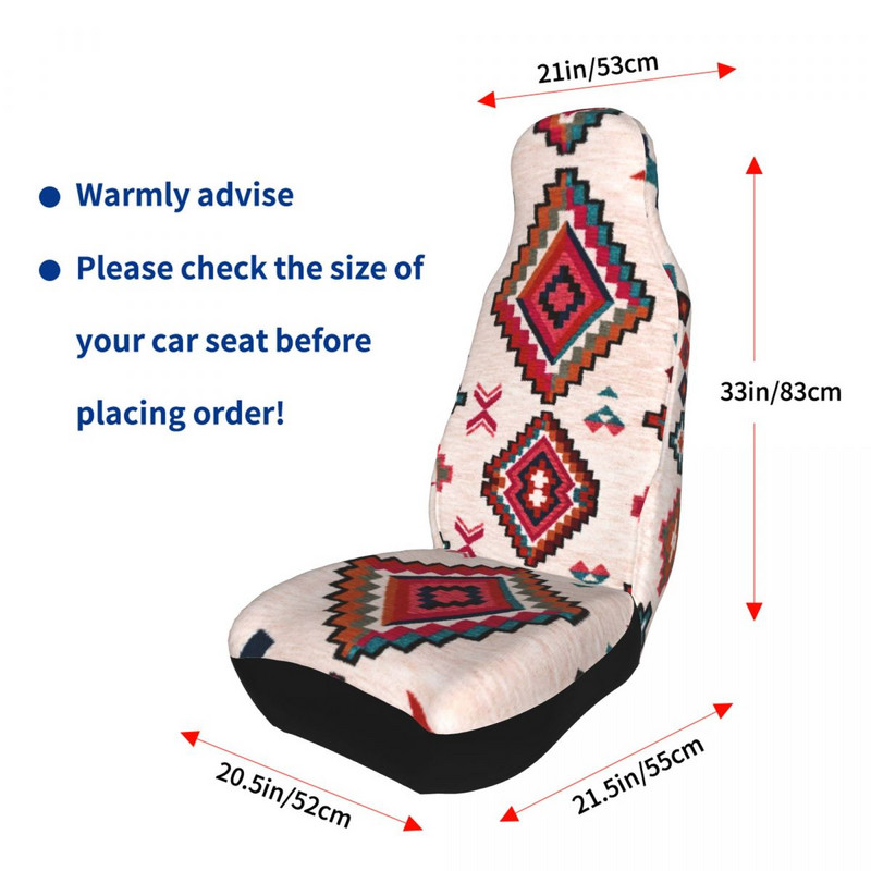 Boho univerzális autósülés huzat Four Seasons SUV-hoz Mandala Bohém mintás autósülés védőhuzatok poliészter ülésvédő