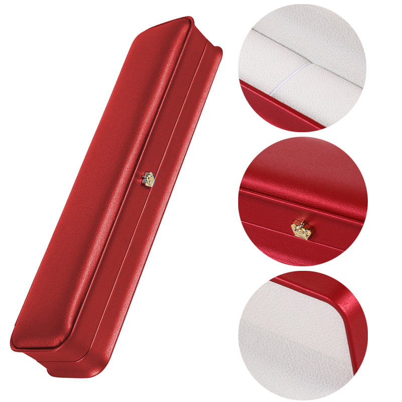 Uus pika ketiga kaelakee kinkekarbi ehete ripatsiga vitriin Ystävänpäivä kingituste hoiustamisvitriin ehete ümbris, nahk 2022