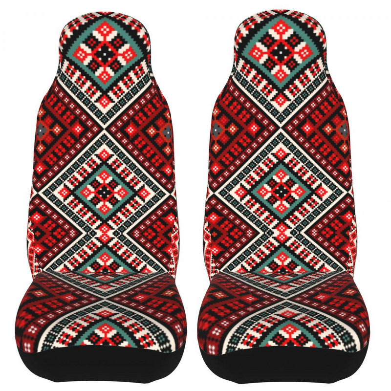 Román hímzés Virágos univerzális autósülés huzat négy évszak SUV-hoz Ukrajna Virágos autóülés védő Fiber Fishing