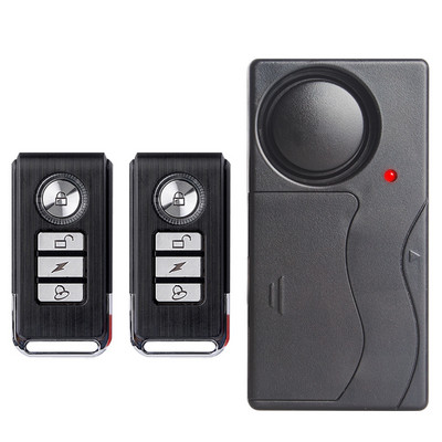 Vezeték nélküli távirányító Kerékpár biztonsági rezgésérzékelő Figyelmeztető Rendszer Kerékpár elvesztése ellen emlékeztető SOS riasztás érzékelő