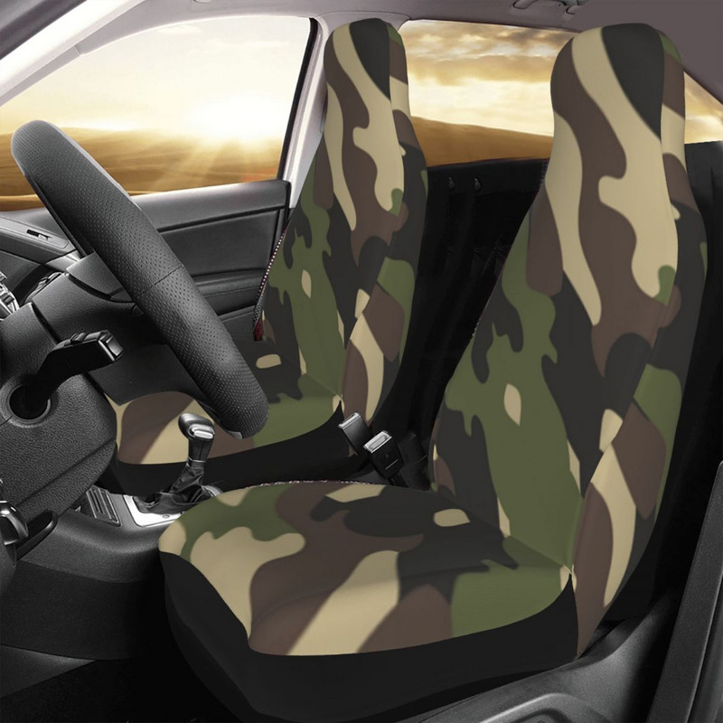 Huse Scaun Auto Camouflage Camo Universale Four Seasons Femei Huse Scaun Auto Poliester Pescuit