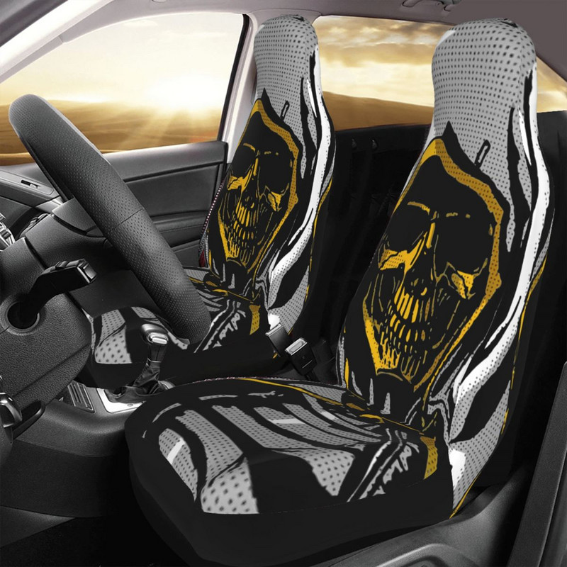 Death Stranding Productions Skull Universalus automobilio sėdynės užvalkalas Four Seasons Travel Automobilių sėdynių apsauginiai užvalkalai Poliesterio medžioklė
