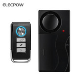 Elecpow συναγερμός ηλεκτρικού ποδηλάτου Αντικλεπτικός ασύρματος συναγερμός ποδηλάτου με τηλεχειριστήριο 110dB Χρηματοκιβώτιο ανιχνευτή παραθύρων πόρτας σπιτιού