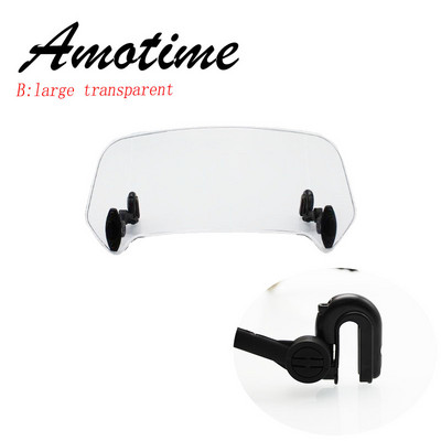 Motorkerékpár emelkedő állítható szélvédő szélvédő légterelő Honda BMW KAWASAKI YAMAHA HONDA SUZUKI DUCATI