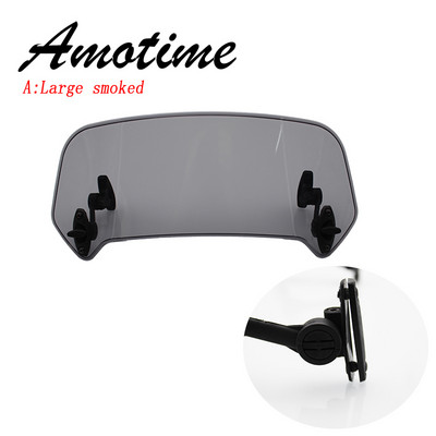 Motorkerékpár emelkedő állítható szélvédő szélvédő légterelő Honda BMW KAWASAKI YAMAHA HONDA SUZUKI DUCATI