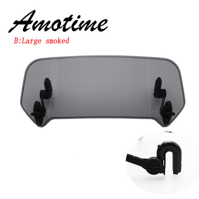 Motorkerékpár emelkedő állítható szélvédő szélvédő légterelő Honda BMW KAWASAKI YAMAHA HONDA SUZUKI DUCATI