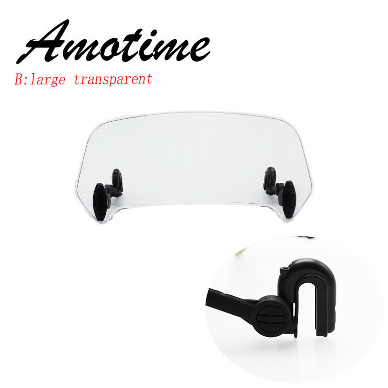 Motorkerékpár emelkedő állítható szélvédő szélvédő légterelő Honda BMW KAWASAKI YAMAHA HONDA SUZUKI DUCATI