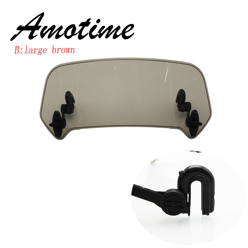 Motorkerékpár emelkedő állítható szélvédő szélvédő légterelő Honda BMW KAWASAKI YAMAHA HONDA SUZUKI DUCATI