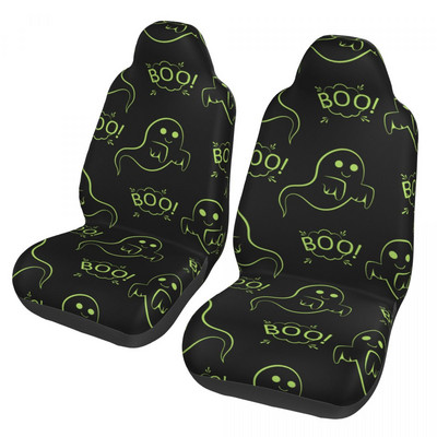 „Spooky Ghost Halloween“ universalus automobilio sėdynės užvalkalas „Four Seasons Women Boo“ automobilio sėdynės užvalkalai, poliesterio žvejyba