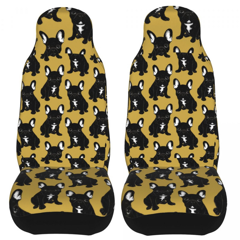 French Bulldog Universaalne autoistme katte kaitsja sisetarvikud igat tüüpi mudelitele Auto istmekate polüester kalapüük
