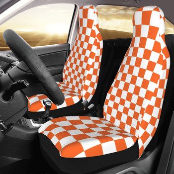 Καρό μοτίβο Universal Κάλυμμα καθίσματος αυτοκινήτου Four Season Γυναικεία καρό Καλύμματα προστασίας καθισμάτων αυτοκινήτου Πολυεστερικό ψάρεμα