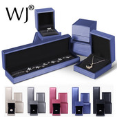 Luksuzni vjenčani prsten Kutija za pakiranje poklona Brusirana PU kožna torbica Nakit Privjesak Ogrlica Narukvica Zaslon Za pohranu Organizator Kovčeg