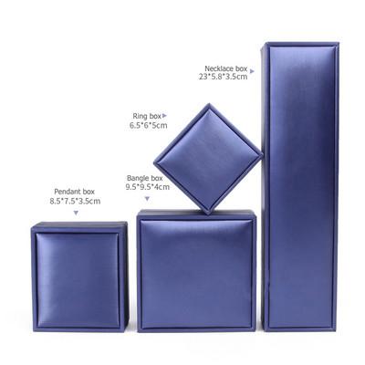 Luksuzni vjenčani prsten Kutija za pakiranje poklona Brusirana PU kožna torbica Nakit Privjesak Ogrlica Narukvica Zaslon Za pohranu Organizator Kovčeg