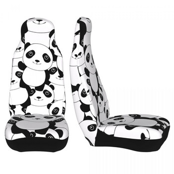 Panda Cute Animal Universal κάλυμμα καθίσματος αυτοκινήτου αδιάβροχο για μαξιλάρι καθίσματος SUV/Κάλυμμα πολυεστέρα Ψάρεμα