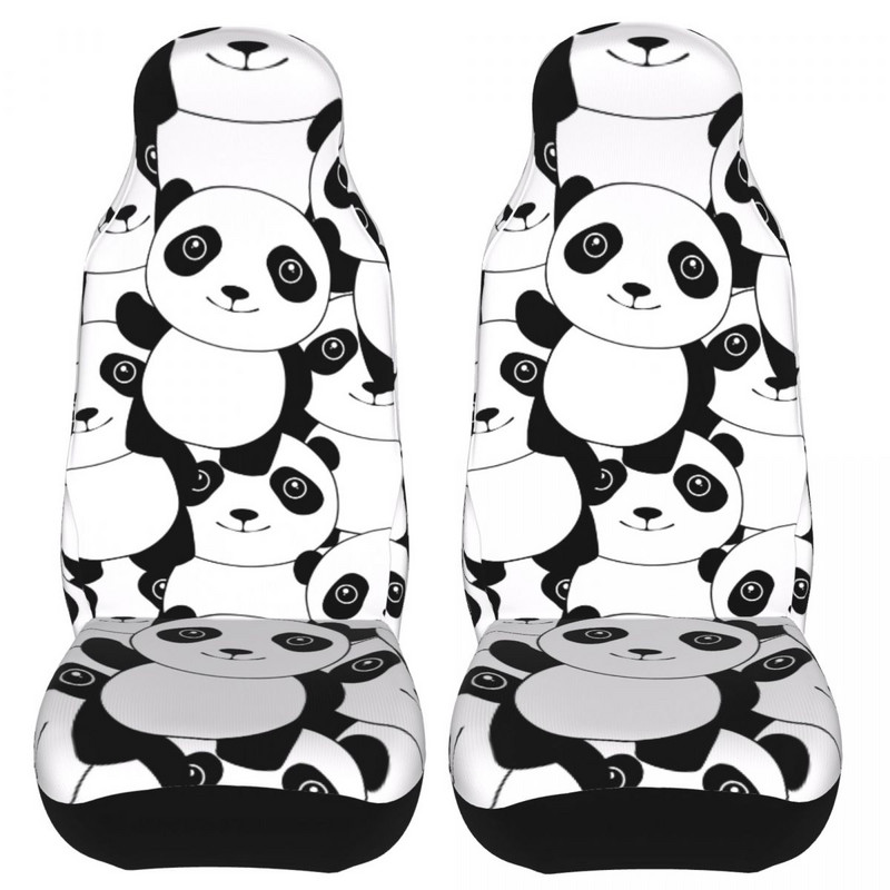 Panda Cute Animal Univerzalna navlaka za autosjedalicu Vodootporna za SUV Jastuk za sjedalo/navlaka Poliester Ribolov
