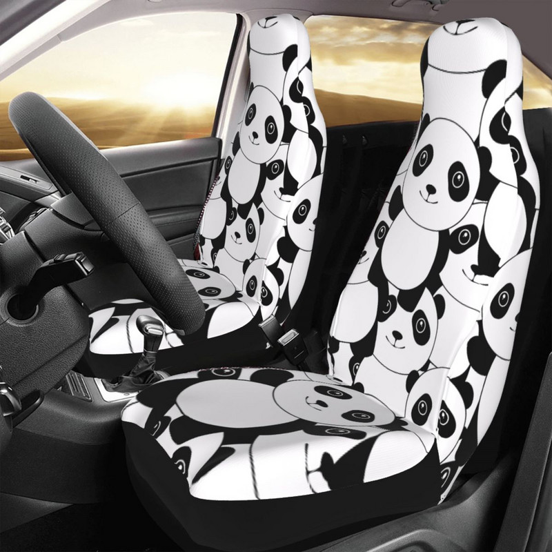 Panda Cute Animal Univerzalna navlaka za autosjedalicu Vodootporna za SUV Jastuk za sjedalo/navlaka Poliester Ribolov
