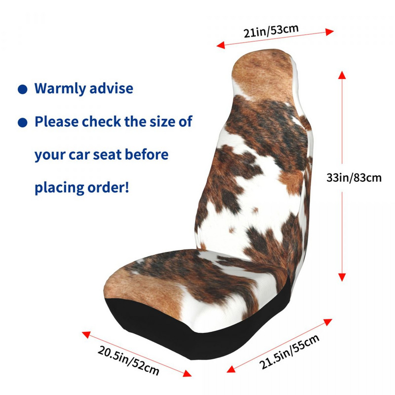 Karvės odos karvės kailis Universalus automobilio sėdynės užvalkalas salono priedai AUTOYOUTH sėdynės pagalvėlė / užvalkalas Poliesterio sėdynės apsauga