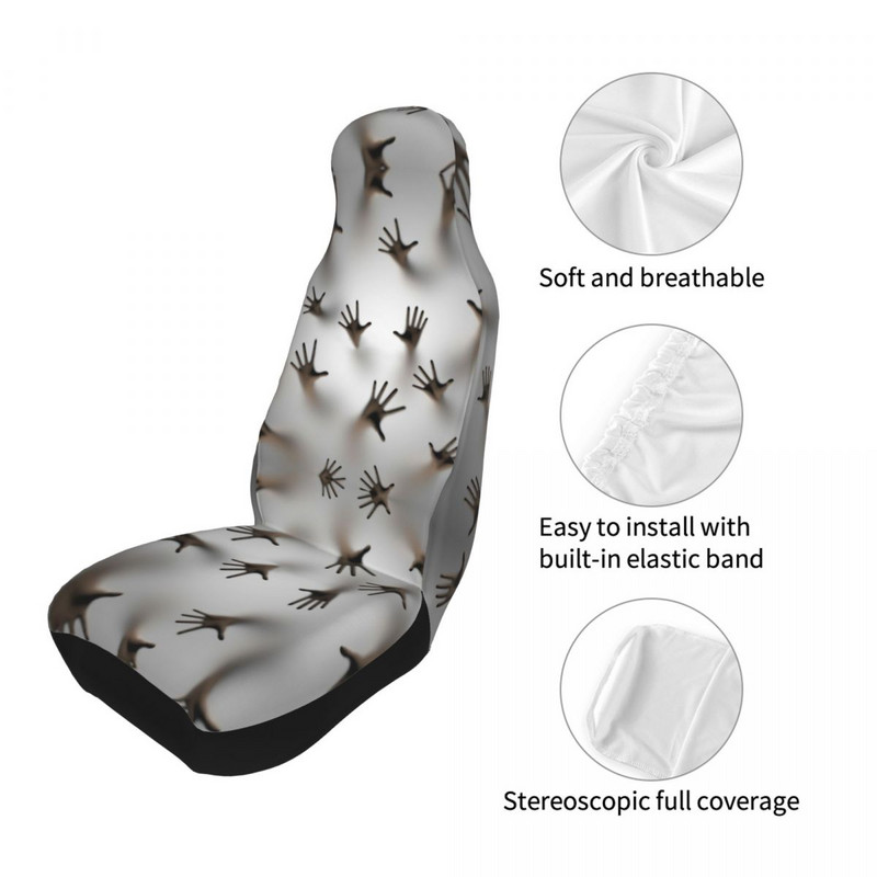 Scary Lost Souls Univerzális autóüléshuzat védő belső kiegészítők minden típus modell kézi automatikus üléshuzat poliészter horgászat