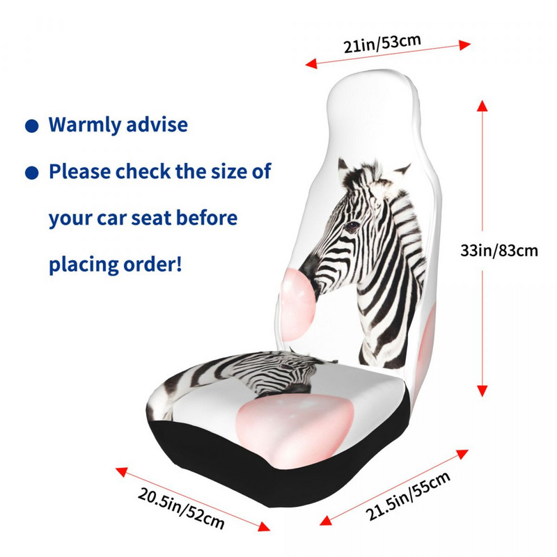 Zebra Animal Pattern Bubble Universalus automobilio sėdynės užvalkalas Four Seasons Travel Automobilių sėdynių užvalkalai Poliesterio Automobilių Styling