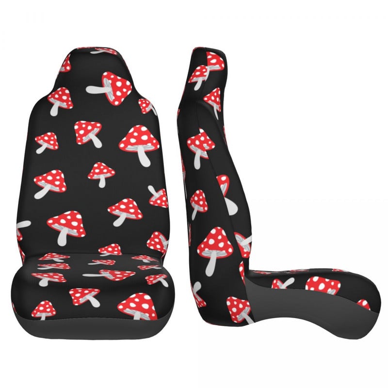 Mieli animaciniai filmai miško grybai Universalus automobilio sėdynės užvalkalas Four Seasons Kelionės Priekinė Galinė Plūksanti audinys Pagalvėlės Audinys Automobilio modeliavimas
