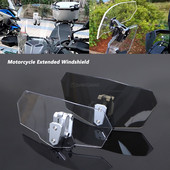 Universaalne mootorratta tuuleklaasi tuulesuunaja kõrgendatud esiklaas reguleeritav Kawasaki BMW Honda Benelli Triumph Yamaha jaoks