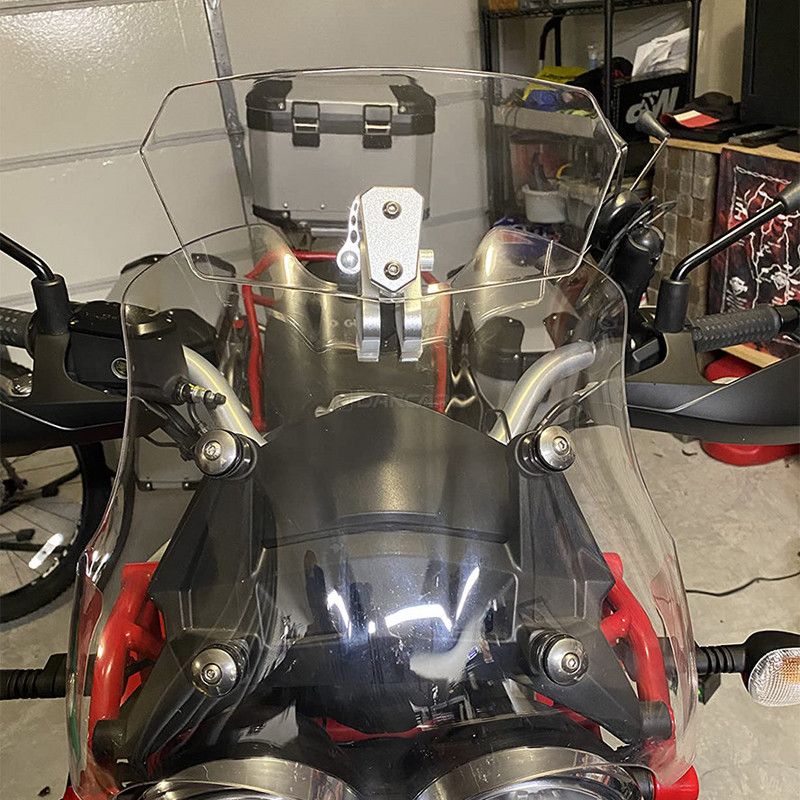 Universaalne mootorratta tuuleklaasi tuulesuunaja kõrgendatud esiklaas reguleeritav Kawasaki BMW Honda Benelli Triumph Yamaha jaoks