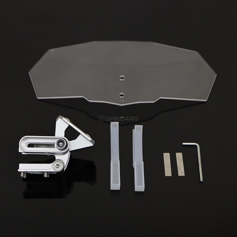 Universaalne mootorratta tuuleklaasi tuulesuunaja kõrgendatud esiklaas reguleeritav Kawasaki BMW Honda Benelli Triumph Yamaha jaoks