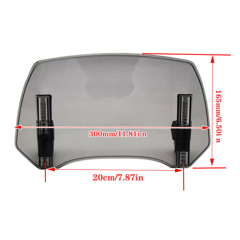 Motorkerékpár szélvédő hosszabbító légterelő szélvédő légterelő Honda Silver Wing GT 400 600 ST1300 A STX1300 TRANSALP600