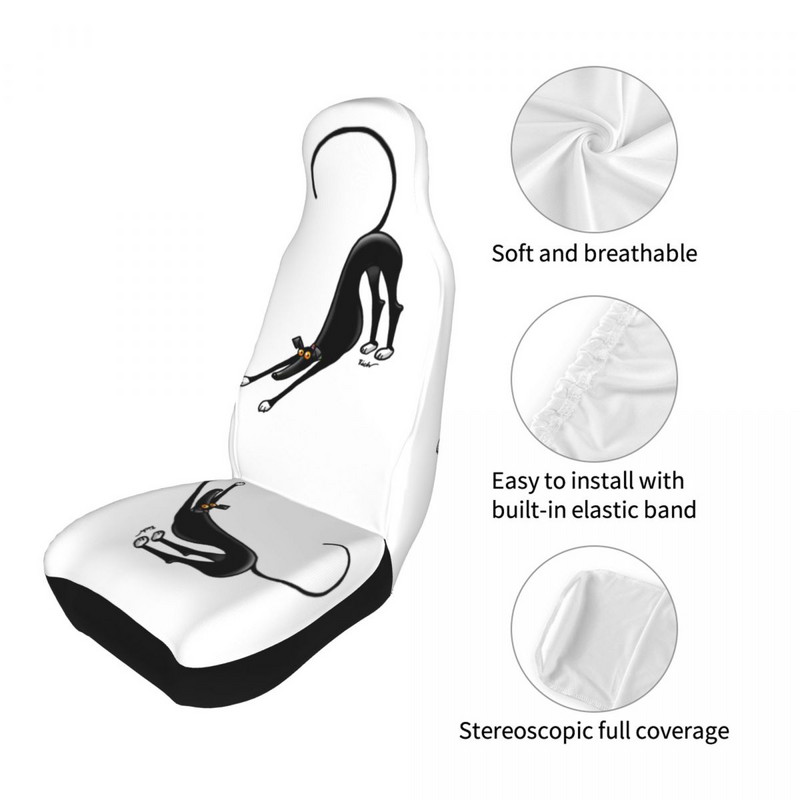 Bowdown Hound universaalne autoistme kate Off-Road AUTOYOUTH Greyhound Whippet Lurcher koera istmepadi polüester auto stiil