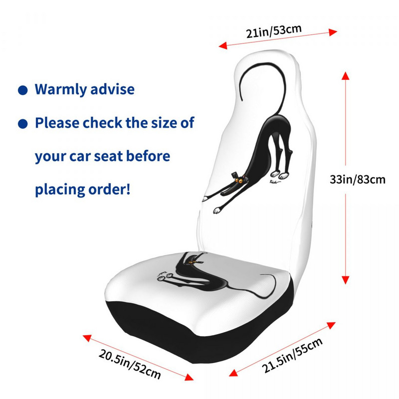 Bowdown Hound universaalne autoistme kate Off-Road AUTOYOUTH Greyhound Whippet Lurcher koera istmepadi polüester auto stiil