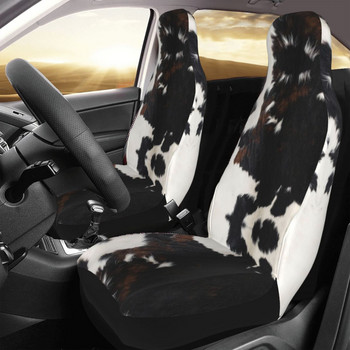 Δερμάτινο δέρμα αγελάδας Γούνα αγελάδας Universal κάλυμμα καθίσματος αυτοκινήτου αδιάβροχο AUTOYOUTH Καλύμματα καθισμάτων αυτοκινήτου Πολυεστερικό προστατευτικό καθίσματος