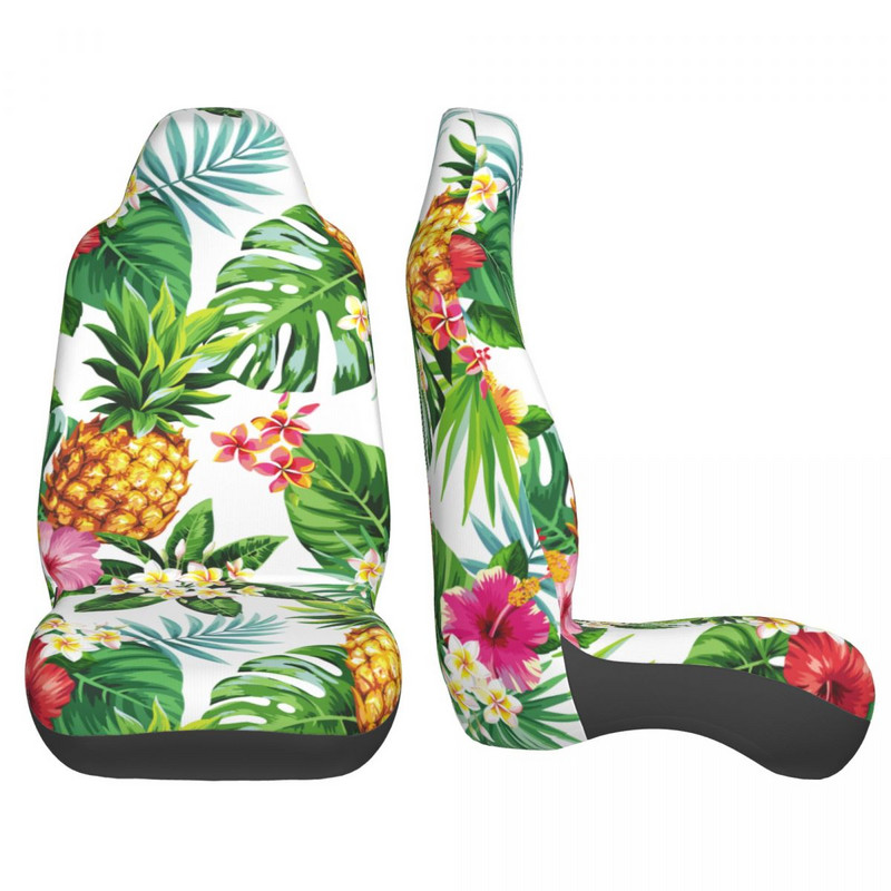 Suvised troopilised palmilehed universaalne autoistme kate Four Seasons Travel Ananassist autoistmed, mis katavad kiust auto stiili