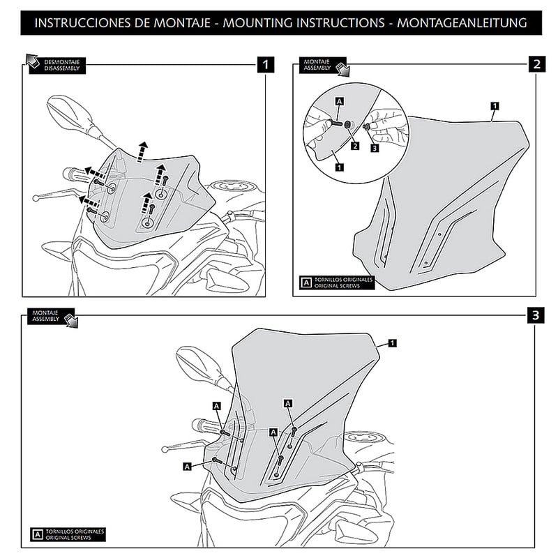 Motociklo priekinis stiklas skirtas BMW G310GS G310 G 310 GS 2017-2021 Priekinio stiklo deflektoriaus dangtelio apsauga priekinio stiklo 2018 2019 m.