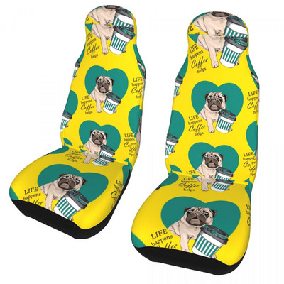 Sweet Mops Life Coffee aitab universaalset autoistme katet nelja aastaaega AUTOYOUTH armsad koera autoistme katted polüestrist auto kujundamisel