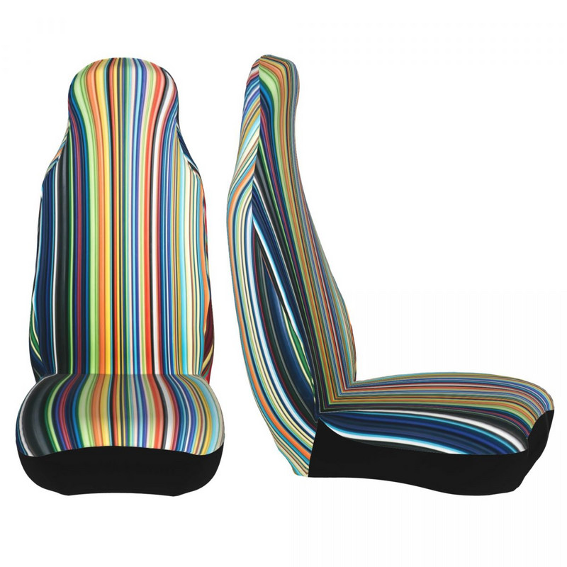 Többszínű csíkos univerzális autósüléshuzat Four Seasons Minden típushoz alkalmas Üléshuzatok Fiber autótartozékok
