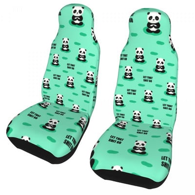 Panda Cute Animal Universal Κάλυμμα καθίσματος αυτοκινήτου Four Seasons AUTOYOUTH Car Seat Cushion Fiber Hunting