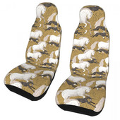 Horse and Greyhound univerzális autósülés huzat a legtöbb autóhoz AUTOYOUTH Dog Animal Lover autósülés védőhuzatok Szövet horgászat