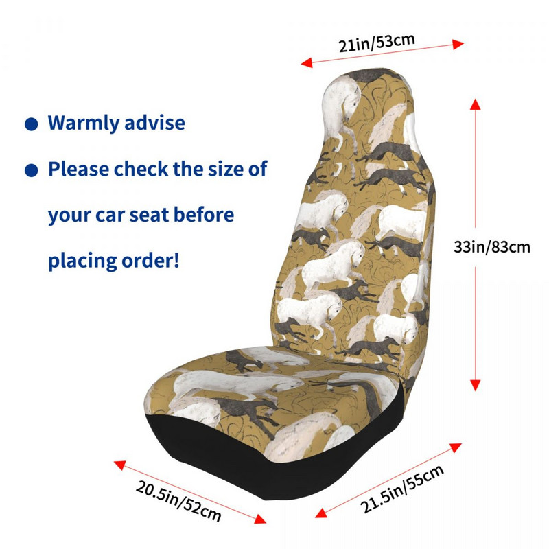 Horse and Greyhound univerzális autósülés huzat a legtöbb autóhoz AUTOYOUTH Dog Animal Lover autósülés védőhuzatok Szövet horgászat