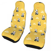Panda Cute Animal universaalne autoistme kate Auto sisemus eesmine tagumine flokeeriv riidest padi polüester autotarvikud
