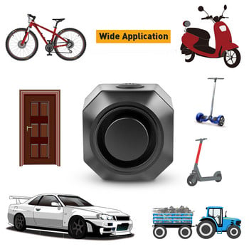 USB акумулаторна аларма за велосипеди против кражба Охранителни аларми за дома Безжична аларма със сензор за движение Autostart Предупредителен звънец за велосипед