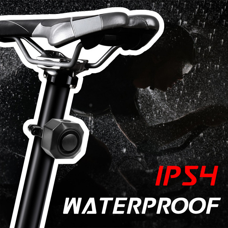 USB punjivi alarm za bicikl Protuprovalni sigurnosni alarmi za dom Bežični alarm sa automatskim pokretanjem Senzor pokreta Zvono upozorenja za bicikl