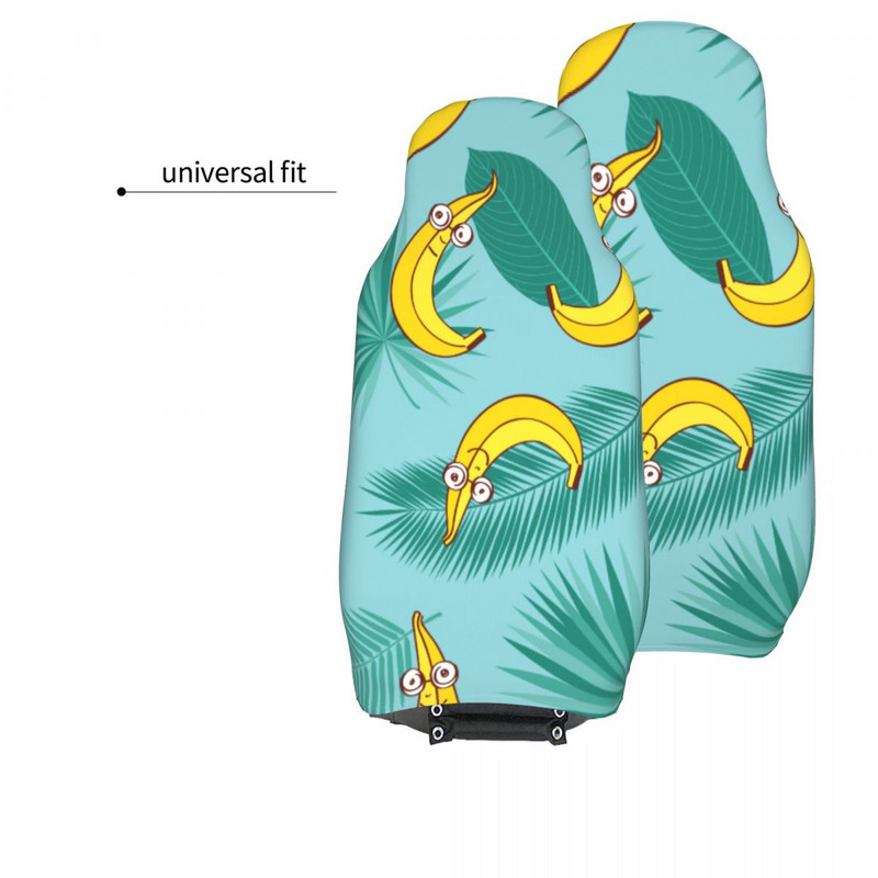 Bananų vasaros vaisiai Universalus automobilio sėdynės užvalkalas, apsaugantis saloną