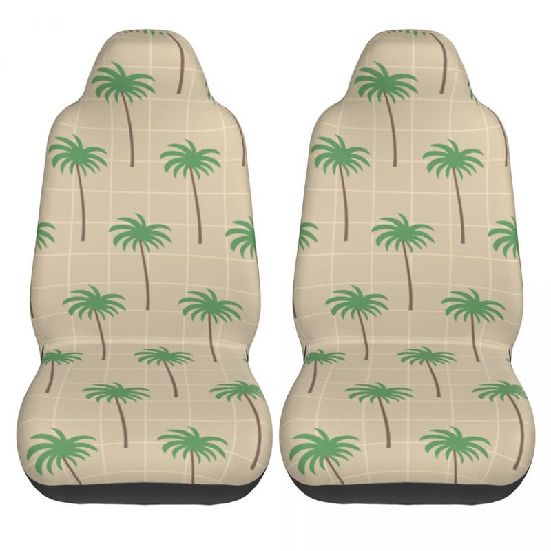 Tropical Palm Trees univerzális autóüléshuzat Four Seasons AUTOYOUTH első hátsó bolyhos szövetpárna poliészter ülésvédő