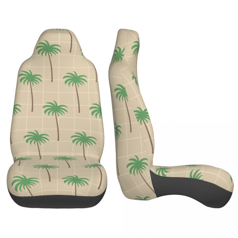 Tropical Palm Trees univerzális autóüléshuzat Four Seasons AUTOYOUTH első hátsó bolyhos szövetpárna poliészter ülésvédő