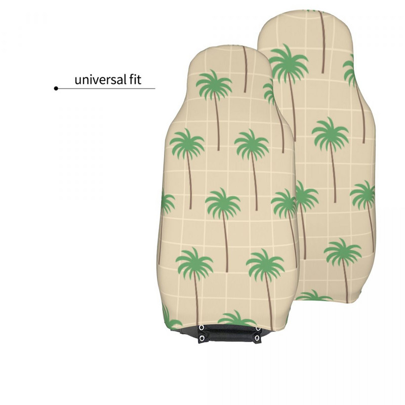 Tropical Palm Trees univerzális autóüléshuzat Four Seasons AUTOYOUTH első hátsó bolyhos szövetpárna poliészter ülésvédő