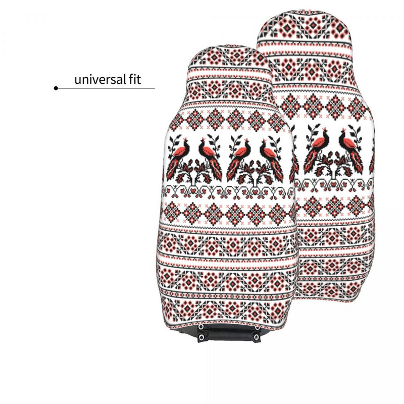 Ukrainian Flowers Birds Universaalne autoistme kate Veekindel Igat tüüpi mudelid Etnilised autoistmete katted Polüesterist istmekaitse