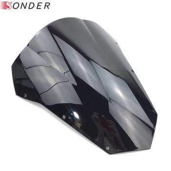 FOR YAMAHA Motorcycle Double Bubble Smoke Windshield Screen παρμπρίζ 2007 2008 2009 2010 FZ6 S2 600 FZ-6 FZS600 Fazer FZ 6