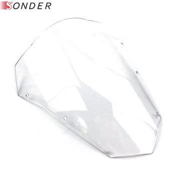 FOR YAMAHA Motorcycle Double Bubble Smoke Windshield Screen παρμπρίζ 2007 2008 2009 2010 FZ6 S2 600 FZ-6 FZS600 Fazer FZ 6